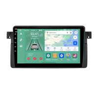 Autoradio 2 DIN,pour BMW E46 M3 1998-2006 avec Carplay sans Fil, Android Auto Android 15 Bluetooth Radio, écran Tactile 9 Pouces, Navigation, WiFi, SWC(A2 2G+32G)