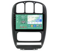 Autoradio 2 DIN,pour Dodge Caravan 2000-2007 avec Carplay sans Fil, Android Auto Android 15 Bluetooth Radio, écran Tactile 9 Pouces, Navigation, WiFi, SWC(A2 2G+32G)