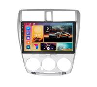 Autoradio 2 DIN,pour Honda City 2008-2014 avec Carplay sans Fil, Android Auto Android 15 Bluetooth Radio, écran Tactile 9 Pouces, Navigation, WiFi, SWC(B,H7 8G+128G)