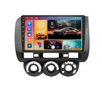 Autoradio 2 DIN,pour Honda Fit Jazz City 2004-2007 avec Carplay sans Fil, Android Auto Android 15 Bluetooth Radio, écran Tactile 9 Pouces, Navigation, WiFi, SWC(B,H6 6G+128G)