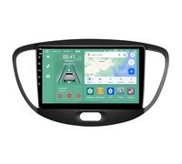 Autoradio 2 DIN,pour Hyundai i10 2007-2013 avec Carplay sans Fil, Android Auto Android 15 Bluetooth Radio, écran Tactile 9 Pouces, Navigation, WiFi, SWC(H5 4G+64G)