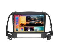 Autoradio 2 DIN,pour Hyundai Santa Fe 2006-2012 avec Carplay sans Fil, Android Auto Android 15 Bluetooth Radio, écran Tactile 9 Pouces, Navigation, WiFi, SWC(H8 8G+256G)