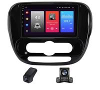 Autoradio 2 Din pour Kia Soul 2 PS 2013-2019 Carplay sans Fil et Android Auto/Radio à écran Tactile 9 Pouces 1080P avec BT 5.0 FM AM RDS Navigation GPS DSP + caméra de recul(A,NF-2)