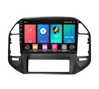 Autoradio 2 DIN,pour Mitsubishi Pajero 3 V70 V60 1999-2006,9 Pouces Android 15 Bluetooth Radio,avec Carplay Android Auto, Commande au Volant Caméra de Recul Mic(8core(2G+32G))