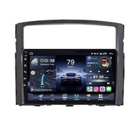 Autoradio 2 DIN,pour Mitsubishi Pajero 4 V80 V90 2006-2014,9 Pouces Android 15 Bluetooth Radio,avec Carplay Android Auto, Commande au Volant Caméra de Recul Mic(8core(8G+128G))