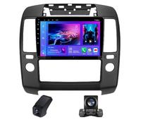 Autoradio 2 Din pour Nissan Navara 3 D40 2004-2010 Carplay sans Fil et Android Auto/Radio à écran Tactile 9 Pouces 1080P avec BT 5.0 FM AM RDS Navigation GPS DSP + caméra de recul(NF-7)