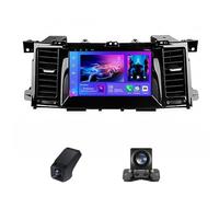 Autoradio 2 Din pour Nissan Patrol 6 VI Y62 2010-2019 Carplay sans Fil et Android Auto/Radio à écran Tactile 9 Pouces 1080P avec BT 5.0 FM AM RDS Navigation GPS DSP + caméra de recul(NF-7)
