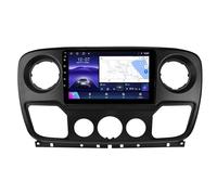 Autoradio 2 DIN,pour Renault Master/Opel Movano/Nissan NV400 2010-2021 avec Carplay sans Fil Android Auto Android 15 Bluetooth Radio, écran Tactile 9 Pouces, Navigation, WiFi SWC(A1 1G+32G)