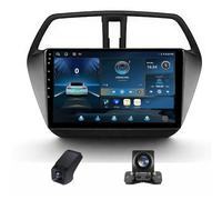 Autoradio 2 Din pour Suzuki SX4 2 S-Cross 2012-2016 Carplay sans Fil et Android Auto/Radio à écran Tactile 9 Pouces 1080P avec BT 5.0 FM AM RDS Navigation GPS + caméra de recul(NF-1)