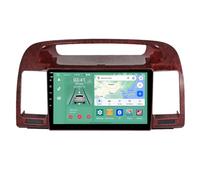 Autoradio 2 DIN,pour Toyota Camry 2002-2006 avec Carplay sans Fil, Android Auto Android 15 Bluetooth Radio, écran Tactile 9 Pouces, Navigation, WiFi, SWC，FM/RDS(B,H7 8G+128G)