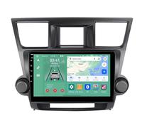 Autoradio 2 DIN,pour Toyota Highlander 2007-2013 avec Carplay sans Fil, Android Auto Android 15 Bluetooth Radio, écran Tactile 9 Pouces, Navigation, WiFi, SWC(H5 4G+64G)