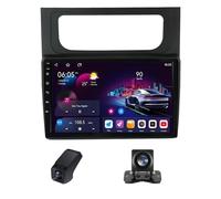 Autoradio 2 Din pour Volkswagen Touran 2 1T 2010-2015 Carplay sans Fil et Android Auto/Radio à écran Tactile 10 Pouces 1080P avec BT 5.0 FM RDS Navigation GPS DSP + caméra de recul(NF-5)