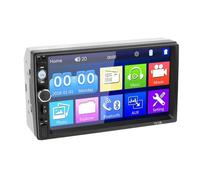 Autoradio 2DIN - RETOO - 7"" Écran tactile - Bluetooth mains libres - USB/TF - Caméra de recul