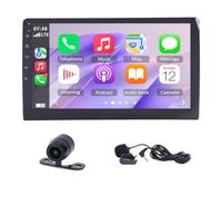Autoradio 4+64 Go pour Nissan Rogue SV 2013 avec CarPlay et Android Auto | Android 15, écran de 10,1 pouces avec radio FM/RDS, Bluetooth, Wi-Fi, GPS,SWC, écran partagé, Mirror Link et AHD Camera