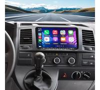 Autoradio 4+64G pour VW T5 Transporter 2009-2015 avec CarPlay/Android Auto | Écran Android de 14,9 pouces avec radio FM/RDS, Bluetooth, Wi-Fi, GPS,SWC, Mirror Link et caméra de recul AHD