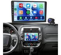 Autoradio 4G+64G 10,1" écran tactile Android 13 pour Ford Ranger Mk1 1998 | Caméra de recul 2 DIN pour Ranger Mk1 avec Wireless CarPlay Android Auto Bluetooth WiFi 5G GPS Navigation FM Radio SWC AHD