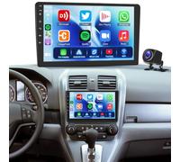 Autoradio 4G+64G 10,1" écran tactile Android 13 pour Honda CR-V 2007-2011 | Caméra de recul 2 DIN pour Honda CR-V avec CarPlay sans fil Android Auto Bluetooth WiFi 5G GPS Navigation FM Radio SWC AHD