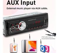 Autoradio 5209E, lecteur MP3 Audio multimédia, stéréo, simple, 1 DIN, Bluetooth, carte TF, entrée auxiliaire, disque U, unité centrale, nouveau