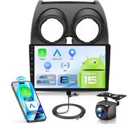 Autoradio 8 Core Q-Snapdrago 4g+64g Android 15 Pour Nissan Qashqai J10 2006-2016, 9 Pouces Hd Écran Tactile Avec Carplay Android Auto Sans Fil Gps Wi-Fi Dsp Usb Bluetooth Radio Fm/Rds Caméra[Z572]