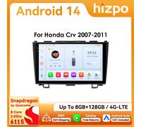 Autoradio 9 " Hizpo 2Din Android14 pour Honda CRV CR-V 2007 - 2011 4G BT CarPlay Android Auto RDS DSP GPS Snapdragon 6115 360 ° CAM QS8 360CAM
