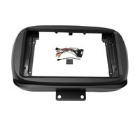 Autoradio 9 Pouces 2 DIN pour Fiat 500X 2014-2019 Façade D'autoradio Lecteur DVD MP5 Android Cadre Tableau Bord WEFOLCC(Frame Cable canbus)