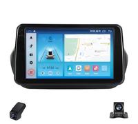 Autoradio à Écran Tactile pour Fiat Fiorino Qubo 2008-2017 Autoradio Multimédia 9-inch 4-Core/CarPlay sans Fil/Android Auto/Bluetooth/GPS/FM Radio/WiFi/SWC/Caméra de Recul/ADAS DVR(X1)
