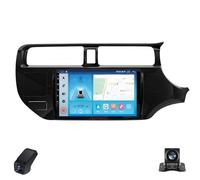 Autoradio à Écran Tactile pour Kia Rio 4 K3 2011-2015 Autoradio Multimédia 9-inch 4-Core/CarPlay sans Fil/Android Auto/Bluetooth/GPS/FM/WiFi/SWC/Caméra de Recul/ADAS DVR(RHD,X2)