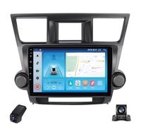 Autoradio à Écran Tactile pour Toyota Highlander 2 XU40 2007-2013 Autoradio Multimédia 9-inch 4-Core/CarPlay sans Fil/Android Auto/Bluetooth/GPS/FM/WiFi/SWC/Caméra de Recul/ADAS DVR(X2)