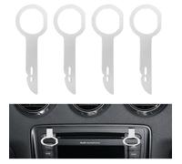 Autoradio Adaptateur Demontage,4Pcs Professionnel Voiture Démontage Installation Outil Kit pour Voiture Radio Audio Garniture