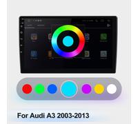 Autoradio adapté à l'Audi A3 2003-2013 Prend en charge les commandes au volant CarPlay et Android Auto sans fil 2+32GB