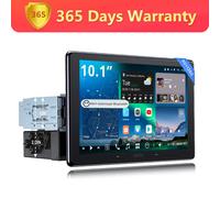 Autoradio Android 10 pouces QLED avec écran flottant rétractable 1/2 Din, stéréo avec DAB, DSP, caméra, AI DriveChat, surveillance de stationnement, 4G LTE, Bluetooth, unités centrales X10 Atotozone w