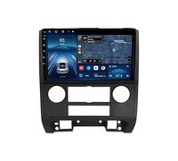 Autoradio Android 12 pour Ford Escape 2007-2012 9 Pouces HD Écran Tactile avec Carplay Android Auto Support RDS BT 5.0 Dab HiFi DSP Mirror Link GPS Commande Au Volant Caméra De Recul(M200S)