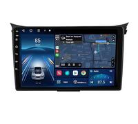 Autoradio Android 12 pour Hyundai I30 2011-2017 9 Pouces HD Écran Tactile avec sans Fil Carplay Android Auto Support DSP Mirror Link RDS Dab GPS Navi HiFi BT 5.0 SWC Caméra De Recul(M500S)