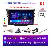 Autoradio Android 13 9 pouces, pour Toyota RAV4 Rav 4 2005 - 2013, lecteur multimédia, 2din, Carplay, DSP, Navigation GPS, 4G, Net