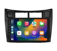 Autoradio Android 13 9" pour Toyota Yaris 2005-2012 4 cœurs 2 Go et 64 Go de mémoire, prend en charge Carplay/Android Auto, commande au volant, Wi-Fi/4G, AM/FM