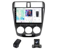 Autoradio Android 13 à écran Tactile 10 Pouces pour unité Principale Honda City 2008-2013 avec Carplay sans Fil/Android Auto/Bluetooth/Navigation GPS/et caméra de recul/FM AM RDS(NF-6)