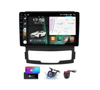 Autoradio Android 13 avec CarPlay & Android Auto pour SsangYong Korando 3/Actyon 2 (2010-2013) - Écran tactile stéréo 9" 4G Wi-Fi, Bluetooth 5.0, SWC, FM RDS, DAB +, DSP Lecteur multimédia