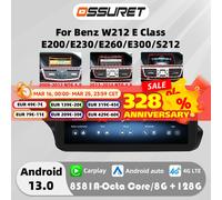 Autoradio Android 13 de 10.25 Pouces avec Lecteur de Limitation 4G Carplay, pour Mercedes Benz W212 NTG 4.0 4.5 5.0 E200 E230 E260 E300 S212 6W-6G 64G 5.0