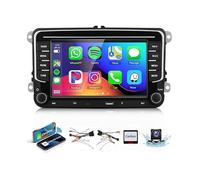 Autoradio Android 13 pour VW Golf 5/6,Passat,Jetta - Écran Tactile 7""[4+64Go],CarPlay/Sans Fil/GPS/WiFi/Type-C/Caméra de Recul