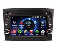 Autoradio Android 14 8 cœurs 4Go 64Go GPS Navigateur pour Fiat Doblo 2015-2022 Prise en Charge sans Fil Carplay Android Auto GPS DSP Bluetooth 5.0 WiFi Écran Tactile