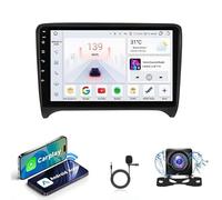 Autoradio Android 14 Compatible avec Audi TT 2 2009 | Écran Tactile | CarPlay/Android Auto | Navigation GPS | 4G/WiFi | Bluetooth | Caméra de recul(T4 8 Core 4G+WiFi 4G+64G)