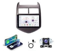 Autoradio Android 14 Compatible avec Chevrolet Aveo 2011-2013 | Écran Tactile | CarPlay/Android Auto | Navigation GPS | 4G/WiFi | Bluetooth | Caméra de recul