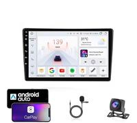 Autoradio Android 14 Double Din à écran tactile pour Citroën C5 2008-2017 avec Bluetooth, navigation GPS, WiFi, radio FM, USB/SWC/Plug and Play, compatible Carplay et Android Auto + caméra de recul