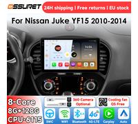 Autoradio Android 14 OSSURET pour Nissan Juke YF15 2010 - 2014, système intelligent Carplay, lecteur vidéo multimédia, GPS 4G 6115 QS1 (8Core 3G 32G) B