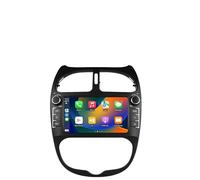 Autoradio Android 14 Pouces Écran Tactile 4 cœurs pour Peugeot 206 206cc 2000-2008 WiFi CarPlay/Android Auto Bluetooth 4G SWC GPS RDS 2 Go + 32 Go
