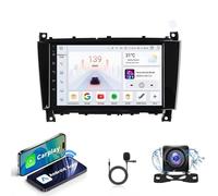 Autoradio Android 14 pour Mercedes Classe CLK W209 (2007-2012) | Écran Tactile HD 7", CarPlay et Android Auto sans Fil, Navigation GPS, 4G LTE, caméra de recul Incluse(T1 4 Core WiFi 1G+32G)