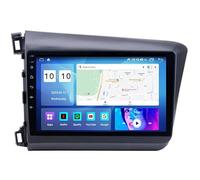 Autoradio Android 15 avec écran Tactile 9" Radio GPS Navigation pour Honda Civic 2012-2015 Accessoires de Voiture Plug and Play Prend en Charge Le contrôle du Volant TPMS HM601 4 Core WiFi 1+16GB