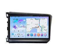Autoradio Android 15 avec Écran Tactile 9" Radio GPS Navigation pour Honda Civic 2012-2015 Accessoires Voiture Plug and Play Prend en Charge Le Contrôle,8Core4G+WiFi12G+256G