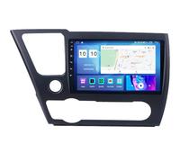 Autoradio Android 15 avec Écran Tactile 9" Radio GPS Navigation pour Honda Civic 2013-2016 Accessoires Voiture Plug and Play Prend en Charge Le Contrôle,8Core4G+WiFi6G+128G