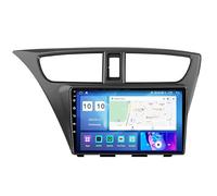 Autoradio Android 15 avec écran Tactile 9" Radio GPS Navigation pour Honda Civic Hatchback 2012-2017 Accessoires de Voiture Plug and Play Prend en Charge Le contrôle du vo HM608 8 Core 4G+WiFi 4+64GB